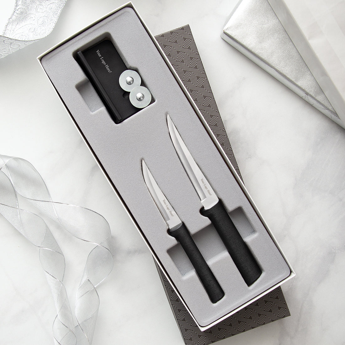 Paring Pair + Sharpener Gift Set