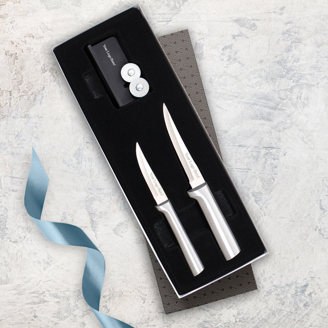 Paring Pair + Sharpener Gift Set