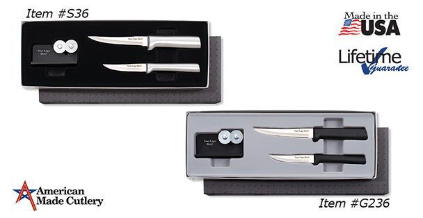 Paring Pair + Sharpener Gift Set
